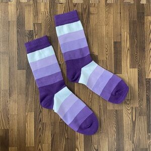 NWOT Women’s Purple Stripe Socks